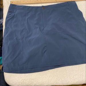 Plus White Sierra Skort Blue Gray XXL